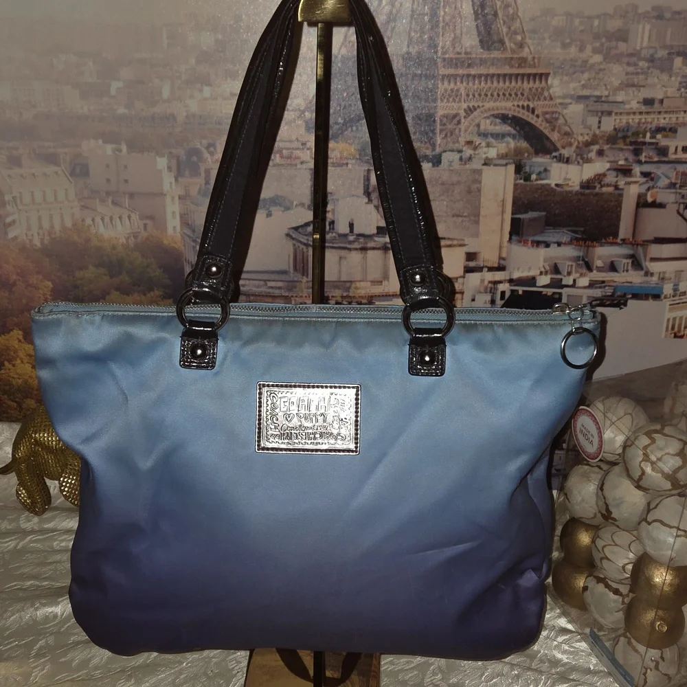 Coach 2Pc Poppy Limited Edition New York City Tote + Wristlet - Picture 8 of 13